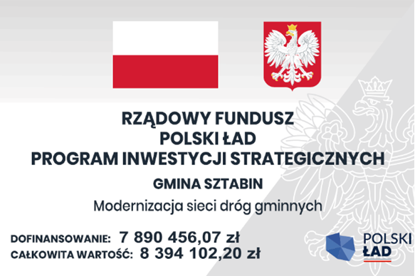 PRZEBUDOWA DRÓG W RAMACH RZĄDOWEGO FUNDUSZU POLSKI ŁAD

W październiku została zakończona realiza…